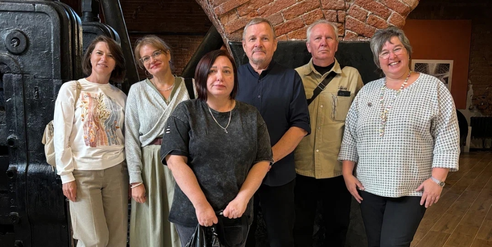 Встреча художников в Северской домне