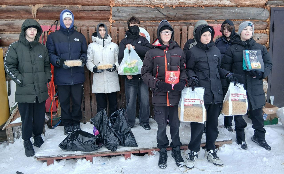 Хвостатый новый год устроили участники Движения первых