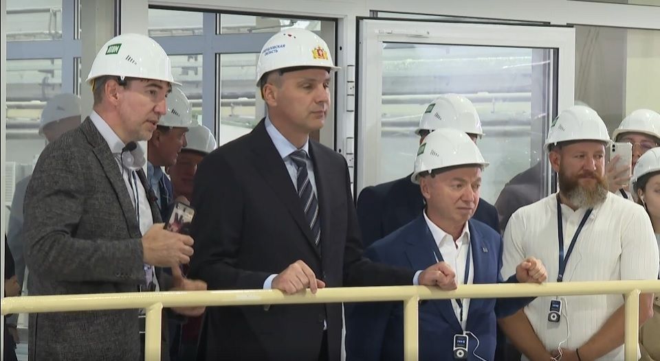 Новое производство строительных материалов показали Денису Паслеру