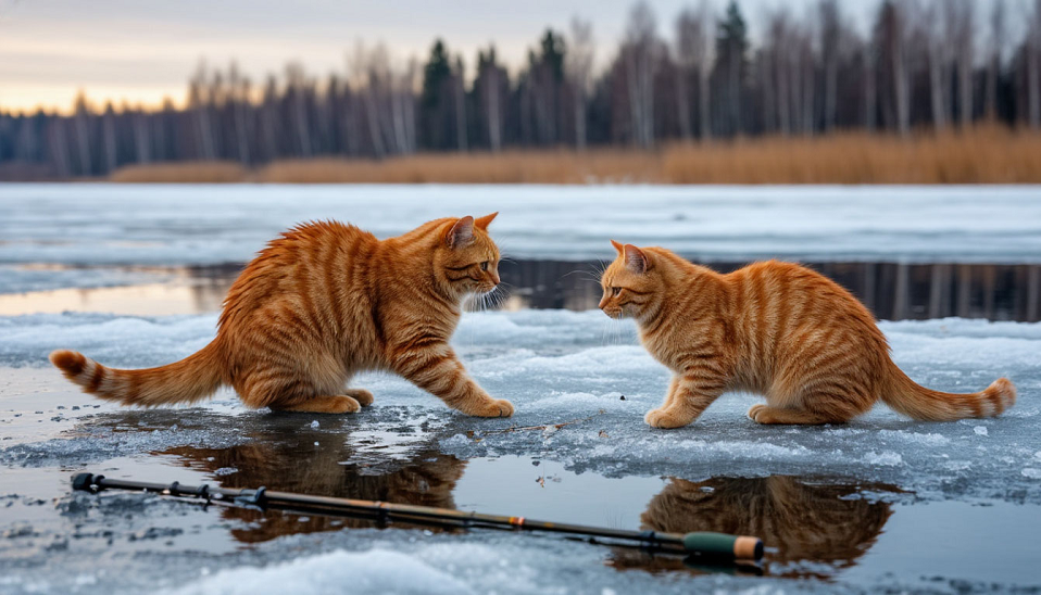 На лед еще рано! И еще долго будет нельзя!