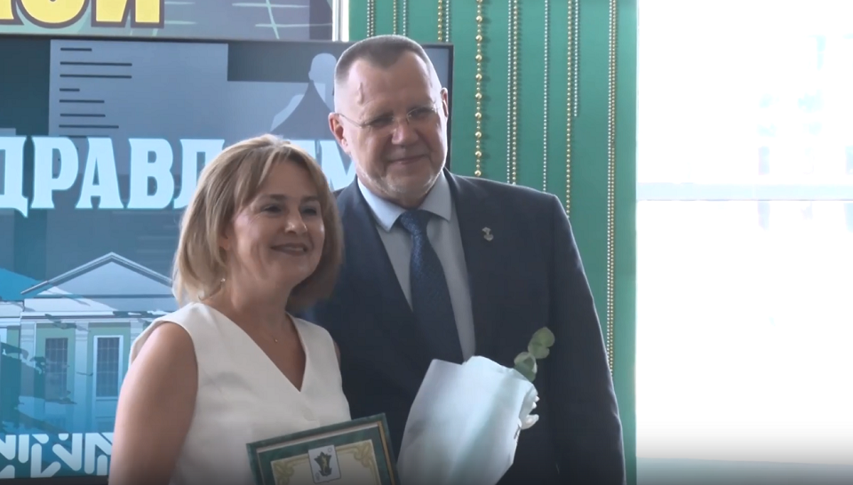 Как награждали полевчан. Видеорепортаж 